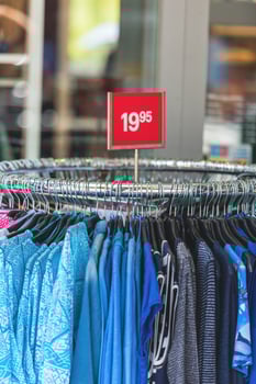 Summer Female Dresses at a Store photo