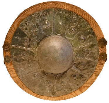 shield, antique roman, empire, defense, colors, monument, round, photo