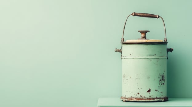 Traditional Butter Churn Displaying Craftsmanship and Heritage in Culinary Arts photo