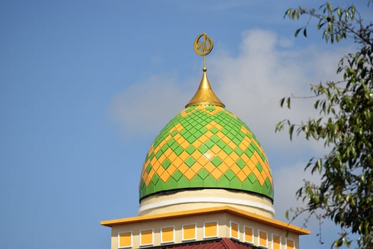Beautiful mosque dome photo