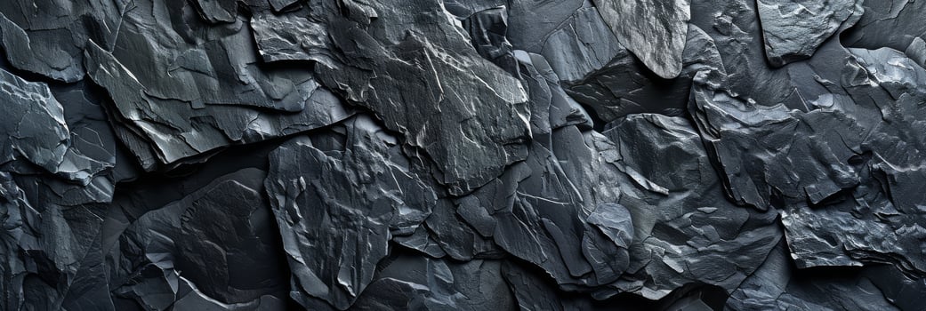Dark Slate Rock Texture Background for an Abstract, Natural, and Rugged Outdoor Setting photo