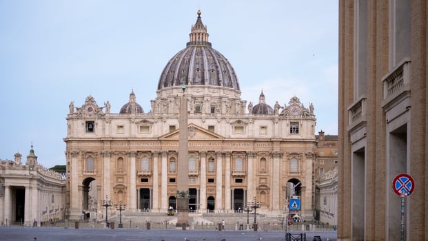 St. Peter Basilica in Vatican City with Stunning Architectural Detail photo