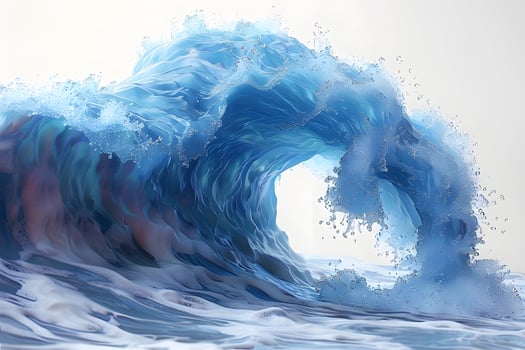 Majestic Ocean Wave Capturing the Power and Beauty of Nature for Coastal Decor and Inspiration photo