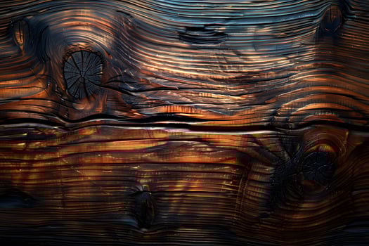 Rustic Wooden Texture with Natural Knots and Rich Warm Tones for Interior Design and Decor photo