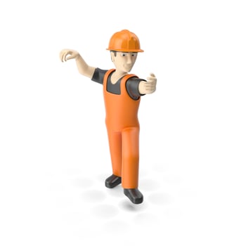 Cartoon Fireman and workers photo