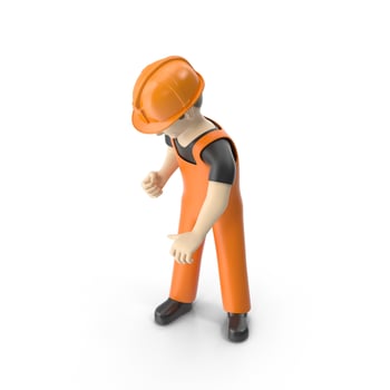 Cartoon Fireman and workers photo