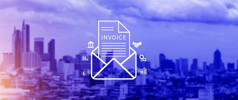Invoice and online digital statements concept, Financial report and bank management with online payment concept E.invoice invoice. photo