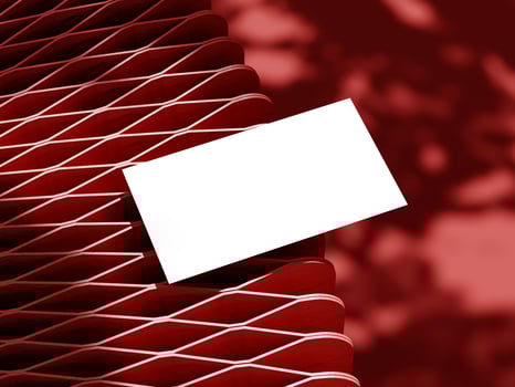 Business card on elegant background mockup photo