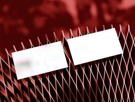 Business card on elegant background mockup photo