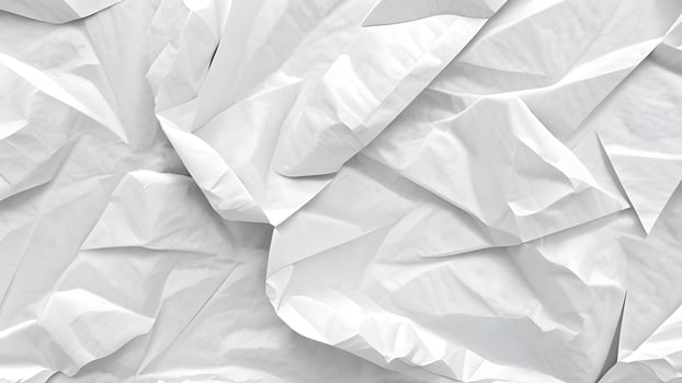 crumpled paper texture in grayscale photo