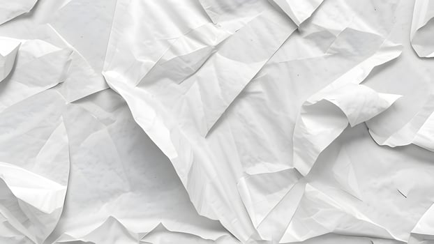 crumpled paper texture in grayscale photo