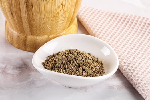 Anise sseds aroma in the bowl photo