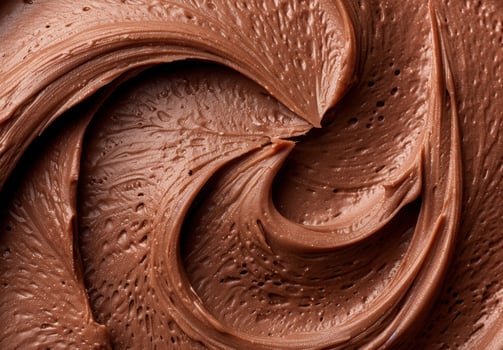 Smooth and creamy chocolate texture photo