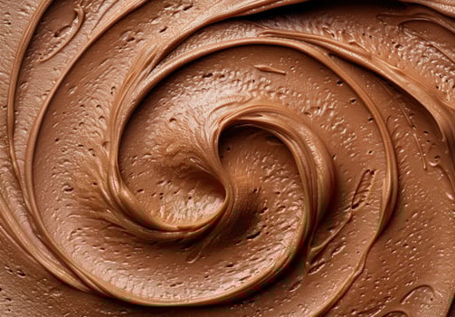 Swirling chocolate texture background photo
