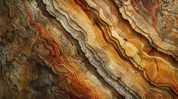 Vibrant Geological Layers photo