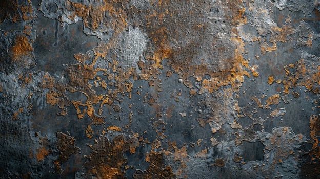 Textured metal surface with rust and peeling paint photo