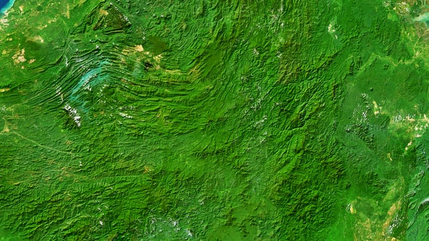 4K Amazing Scenic in China Map, High Resolution Satellite View With No Border, Widescreen 4K Resolution photo