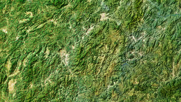 4K Nanping of China Map, High Resolution Satellite View With No Border, Widescreen 4K Resolution photo