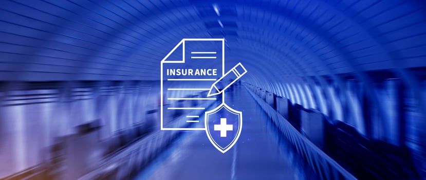 Insurance concept, medical coverage planning, hospital payments, representing different types of insurance such as health, home, car, travel, and policy management. photo