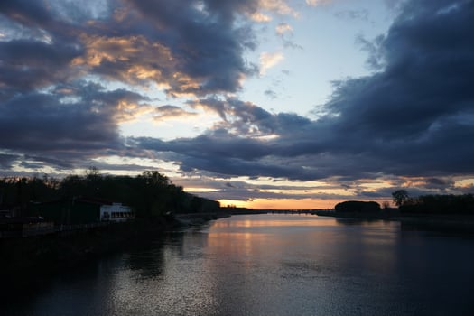 Meric River in Edirne, Turkiye photo