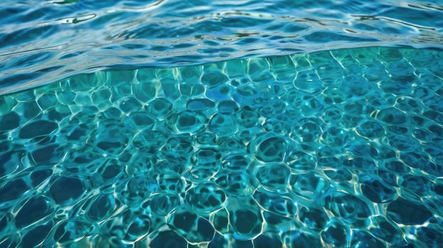 Sunlight Reflecting on Sea Surface photo