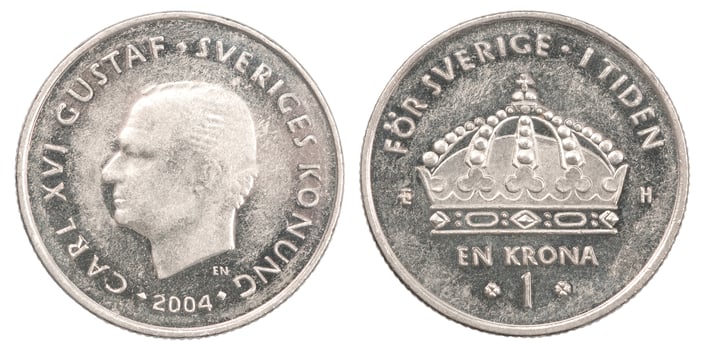Swedish Krona coin photo