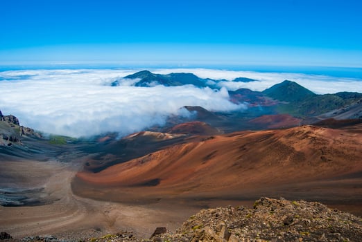 Above the Clouds at Haleakala National Park Maui Hawaii photo