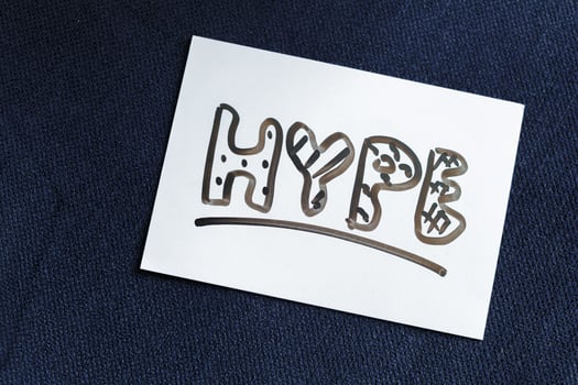 Hype time concept photo