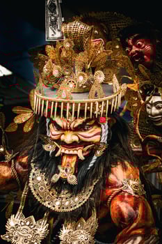 Ogoh-ogoh Taru Pule is Symbolize Malevolent Spirits For the Balinese Hindu New Year or Nyepi photo