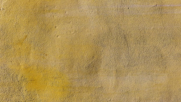 Distressed Yellow Brown Old Brick Wall With Graffiti Street Art. Background And Painted Lines And Draw. Abstract Grunge Modern Grafitty Wallpaper. Abstract Plastered Wall Web Banner. Design Element. photo