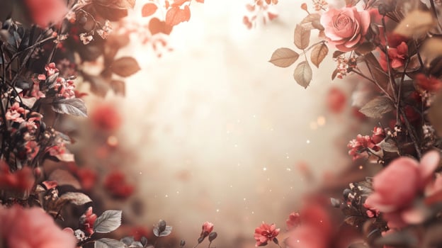 Beautiful Flower Decorations, an Elegant, Cinematic photo