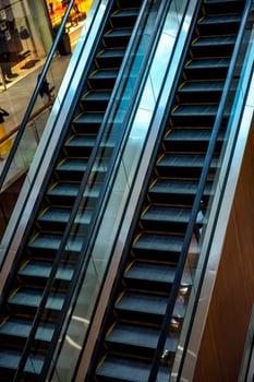 Shopping Mall Escalators photo