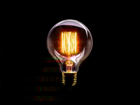 glass incandescent lamp photo