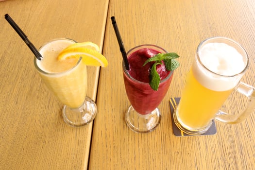 cold refreshing drinks photo