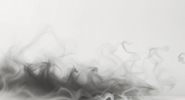 Wispy smoke gradient with gray to white transition. photo