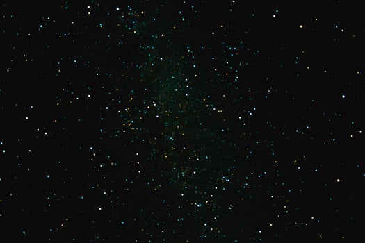 Night sky with lot of shiny stars, milky way photo