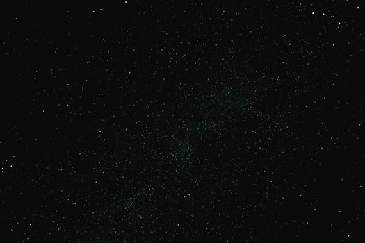 Night sky with lot of shiny stars, milky way photo