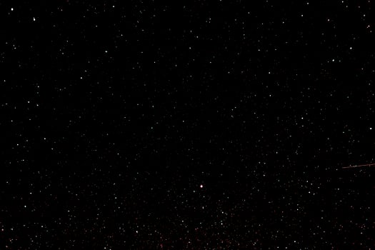 Night sky with lot of shiny stars, milky way photo