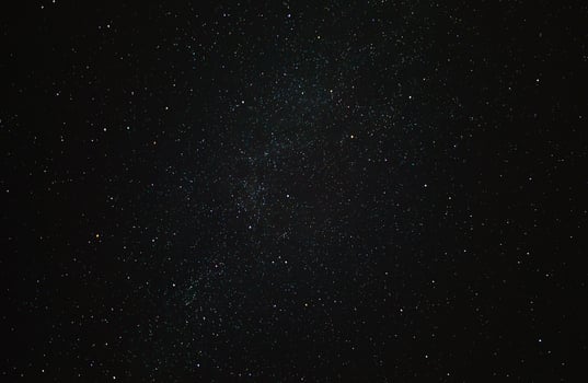 Night sky with lot of shiny stars, milky way photo