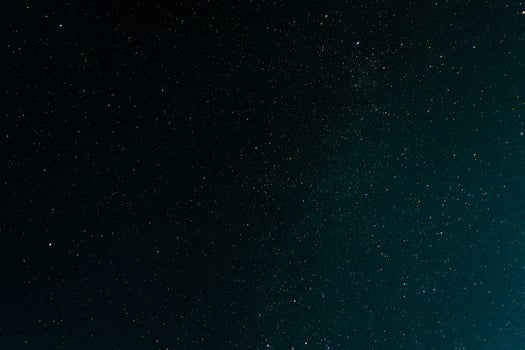 The stars in the night sky. photo