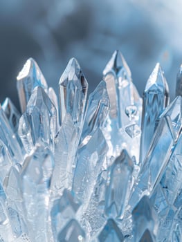 Sparkling crystal formations photo