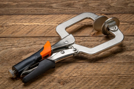 face clamp for woodworking and pocket hole joinery photo