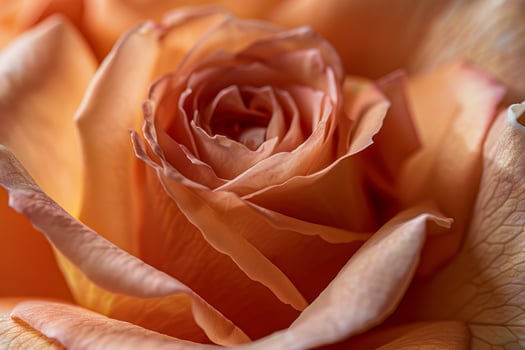 Close up of a Vibrant Orange Rose in Full Bloom photo