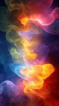 Abstract Glowing Shapes with Vibrant Light Effects for a Stunning Background photo