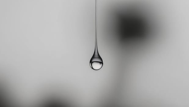 Elegance in simplicity A droplet of life. photo