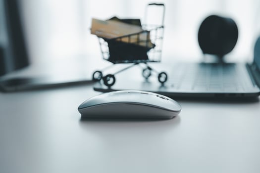 In realm of e-business, effective marketing strategies drive online commerce, encouraging customers to fill their carts and complete purchases during cyberspace shopping sales. development, cart photo