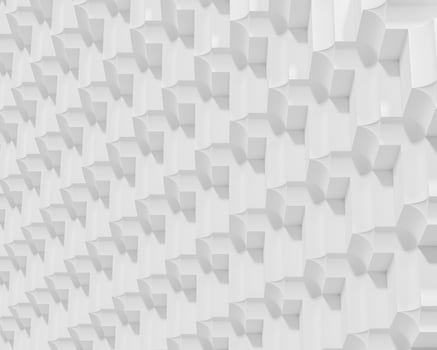 Abstract white geometry shape pattern background photo