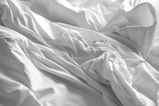 Soft white fabric texture with elegant folds photo