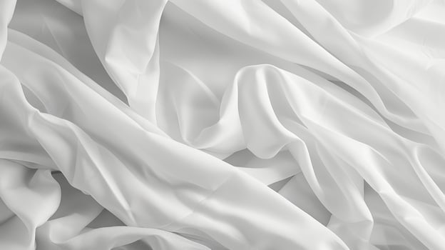 Elegant white satin fabric texture photo