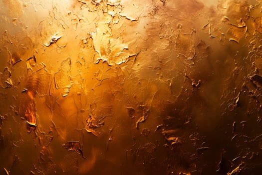 Golden textured background with peeling paint photo